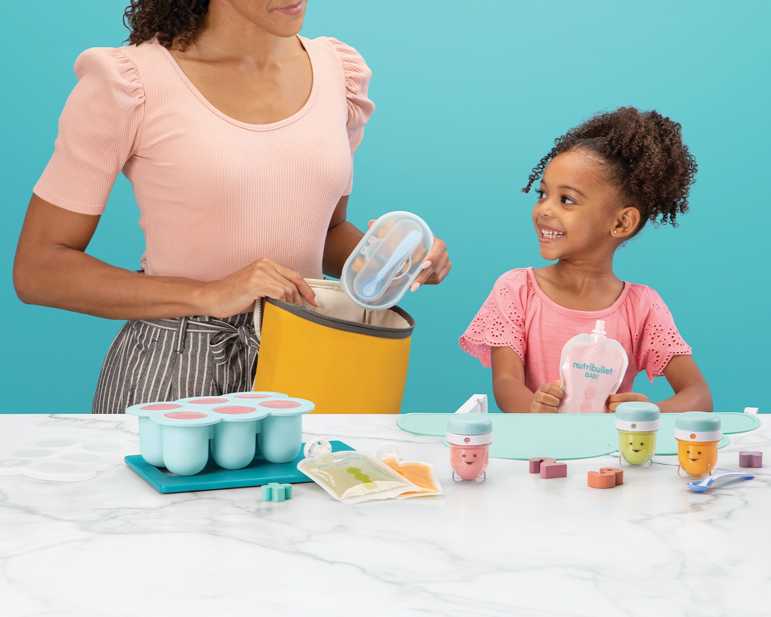 kit de preparação de refeições para bebês e crianças pequenas