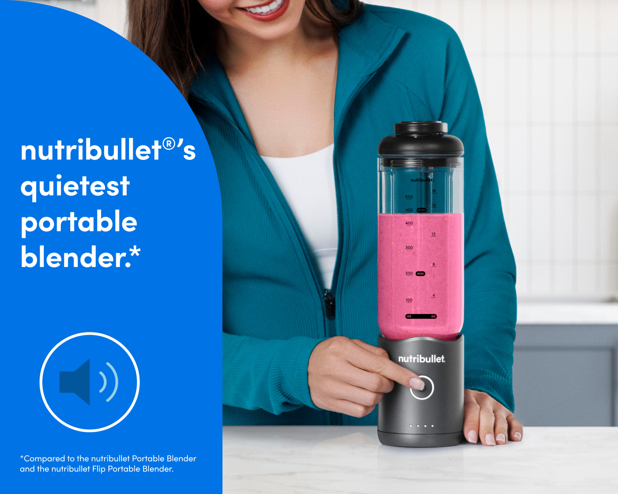 liquidificador portátil flex nutribullet