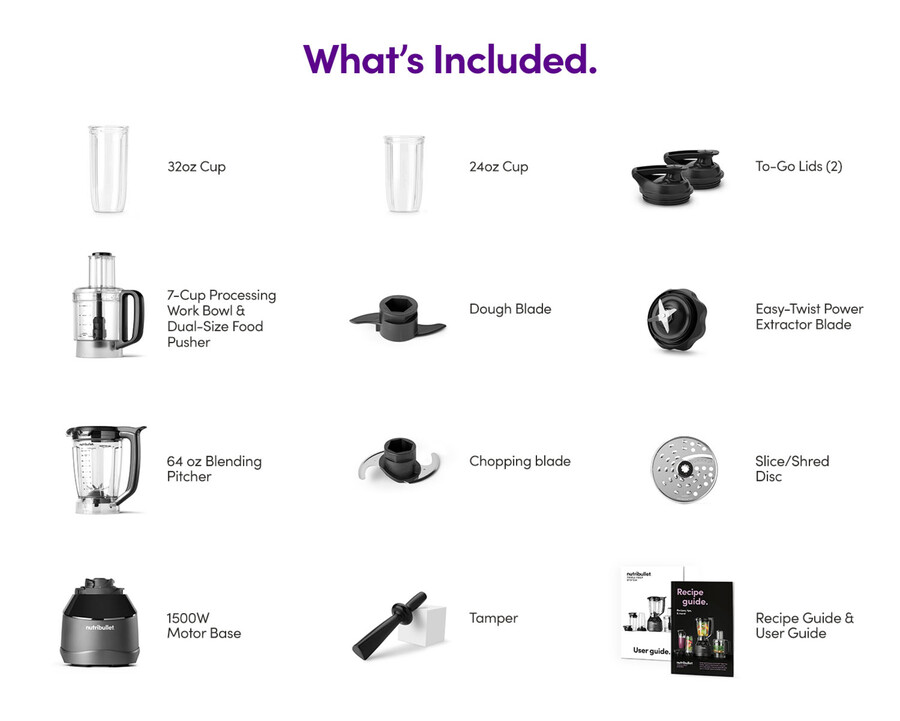 sistema de preparo triplo nutribullet
