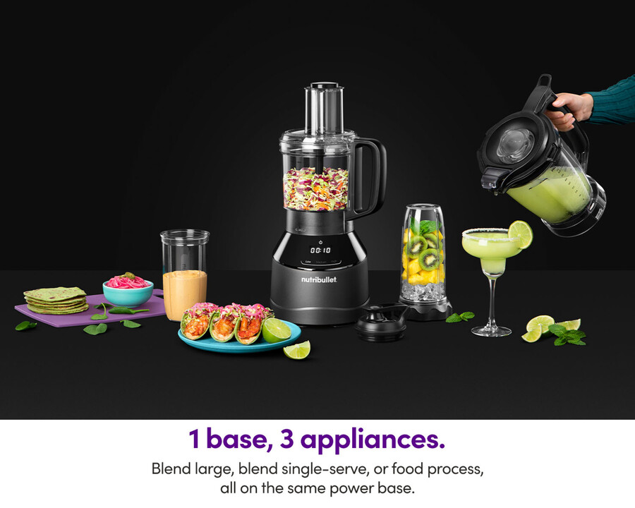 sistema de preparo triplo nutribullet